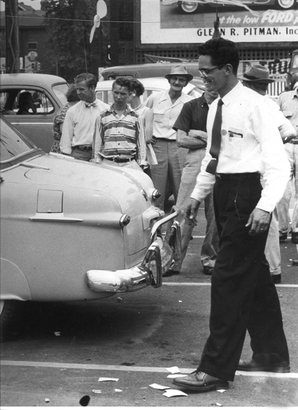 Sagamore Parkway used car lot, 1963
